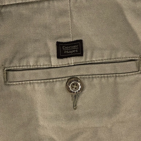 Denver Hayes Men's Pleated Front Khakis 34x30 - Picture 7 of 7